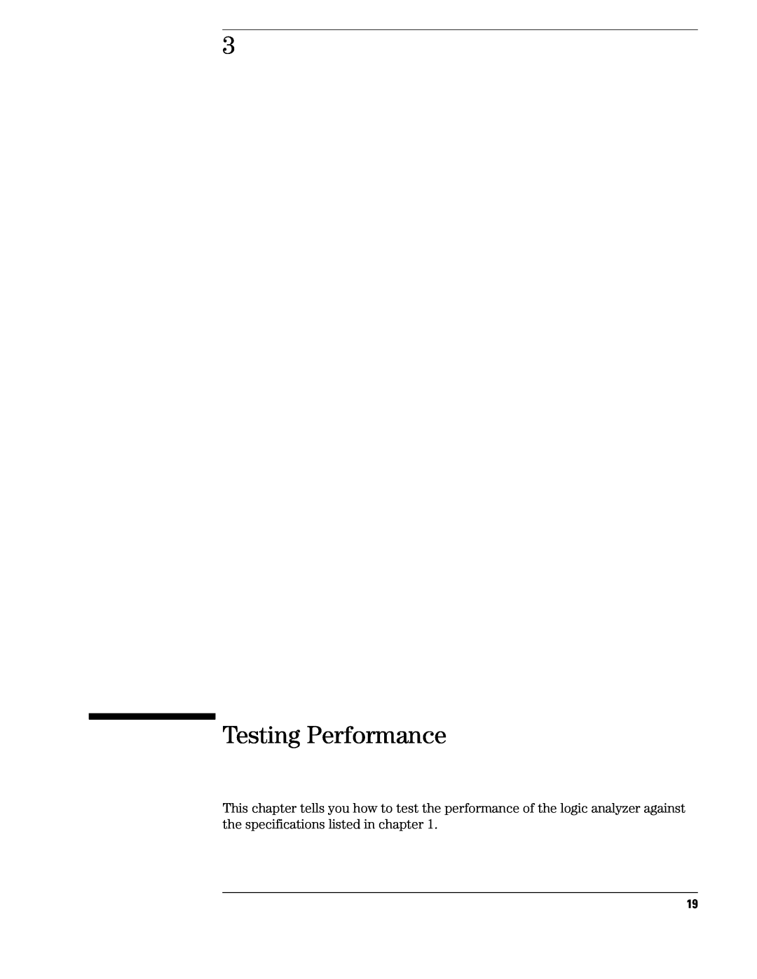 Agilent Technologies 1690, 1680 manual Testing Performance 