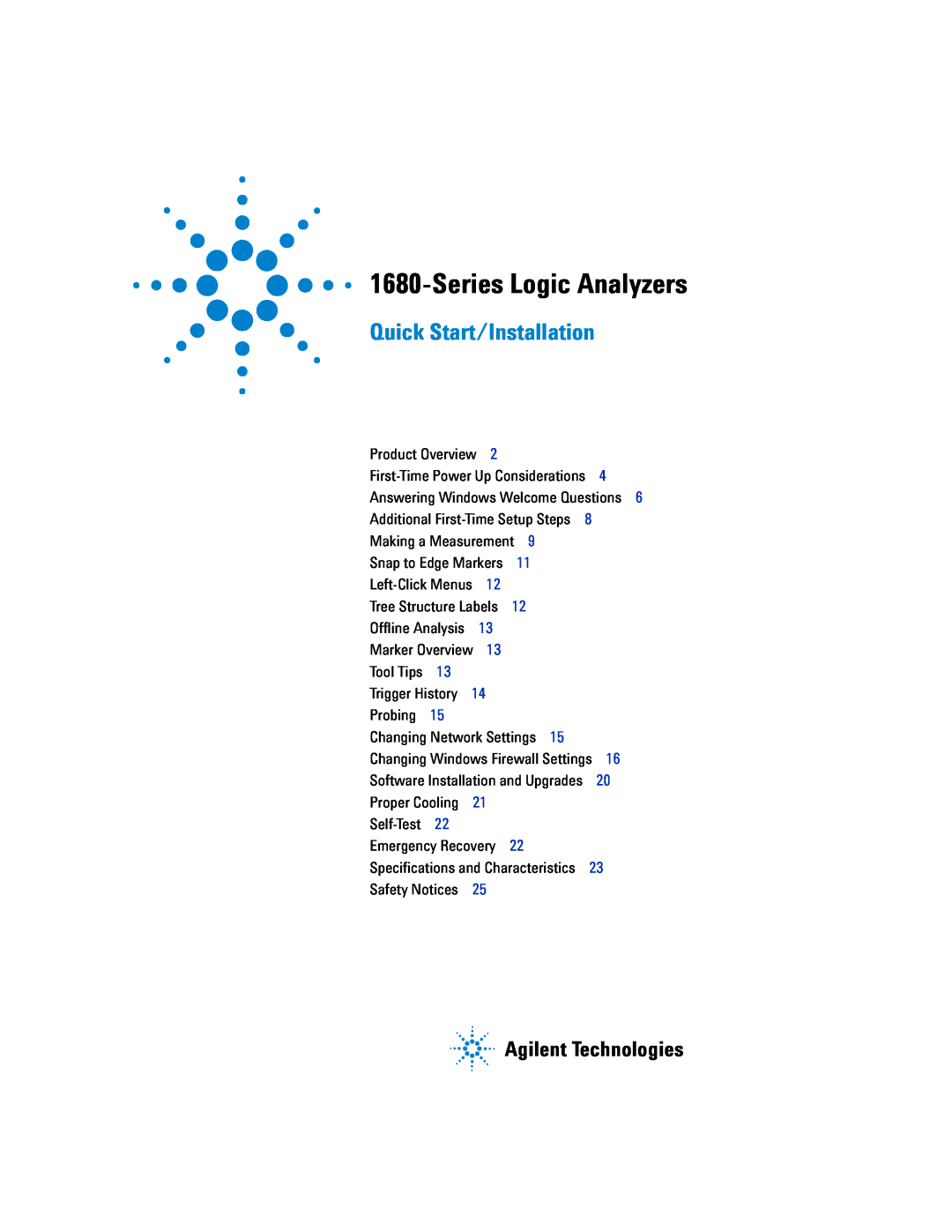 Agilent Technologies 1690 manual Agilent Technologies 1680/90-Series Logic Analyzer, Service Guide 