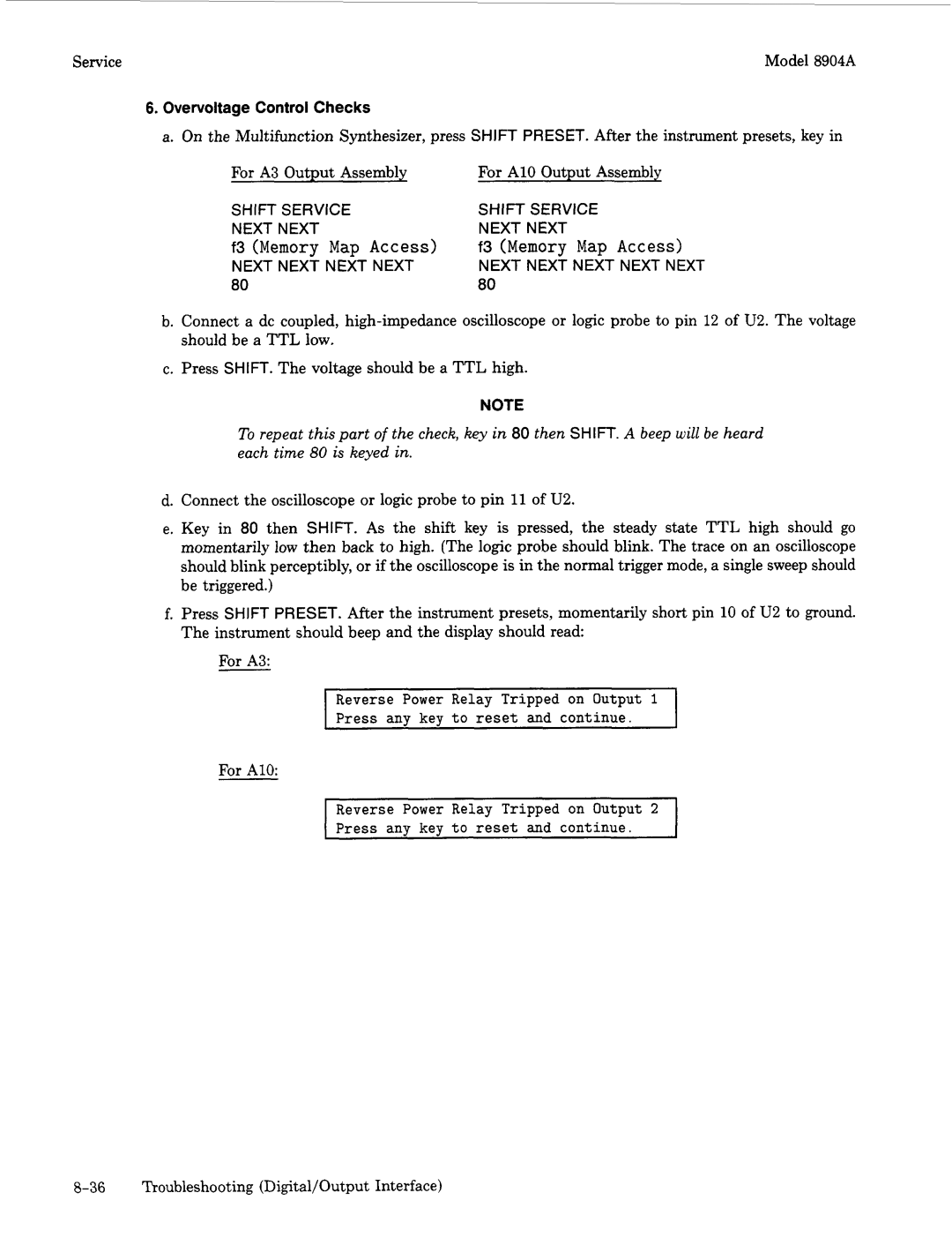 Agilent Technologies 2712A, 2948 manual F3 Memory Map Access 