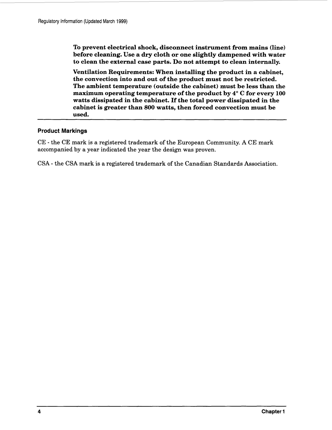 Agilent Technologies 2712A, 2948 manual Product Markings 