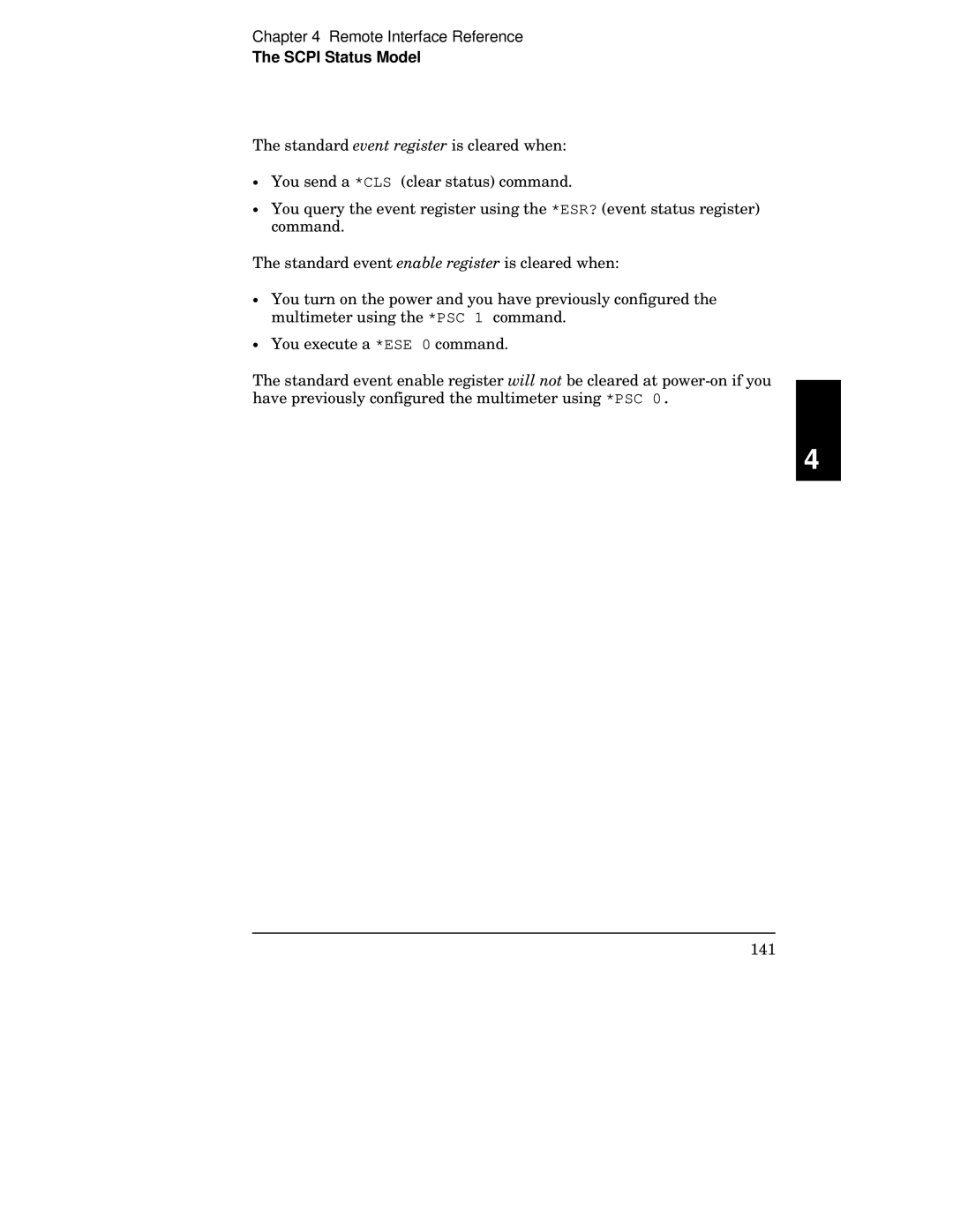 Agilent Technologies 34401A manual Scpi Status Model 