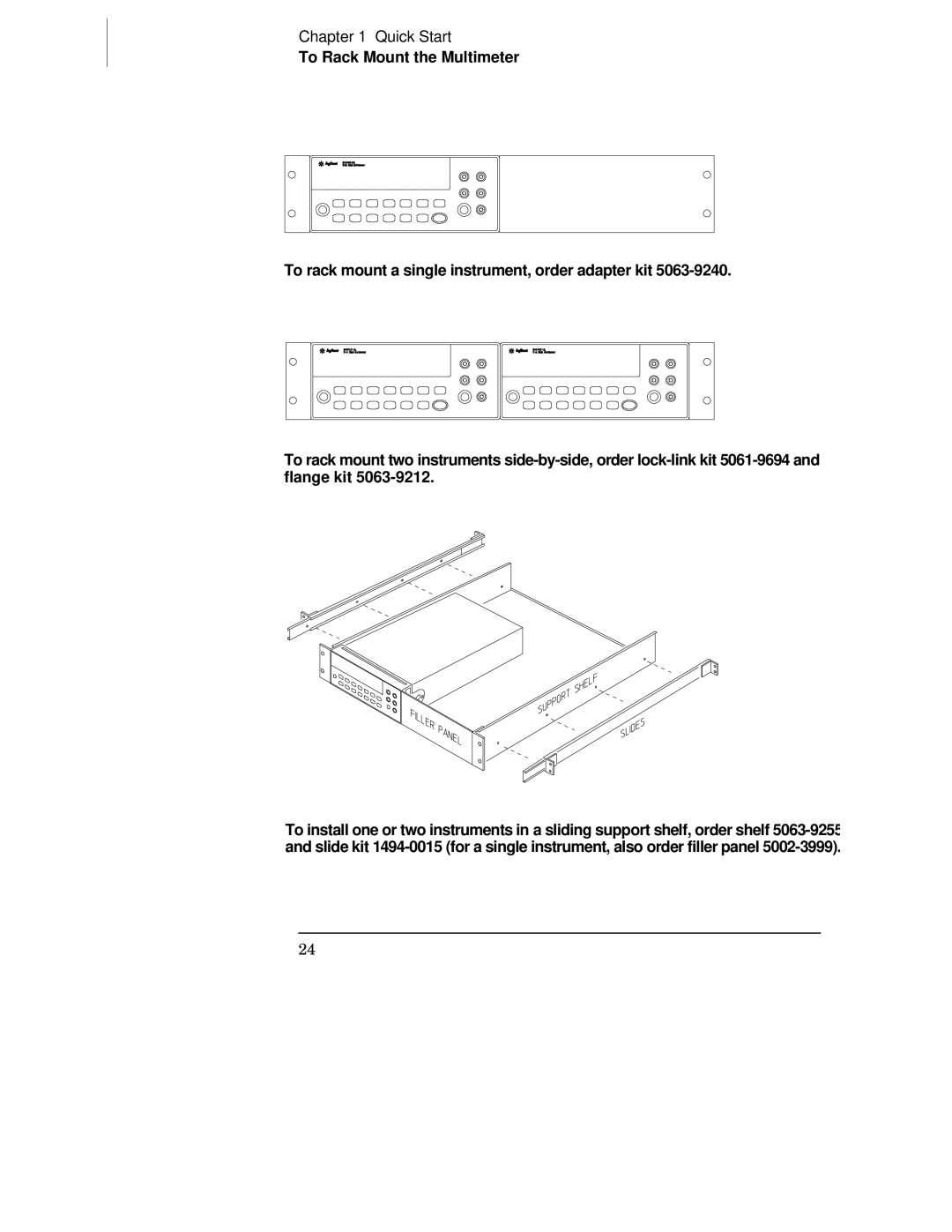 Agilent Technologies 34401A manual Quick Start 