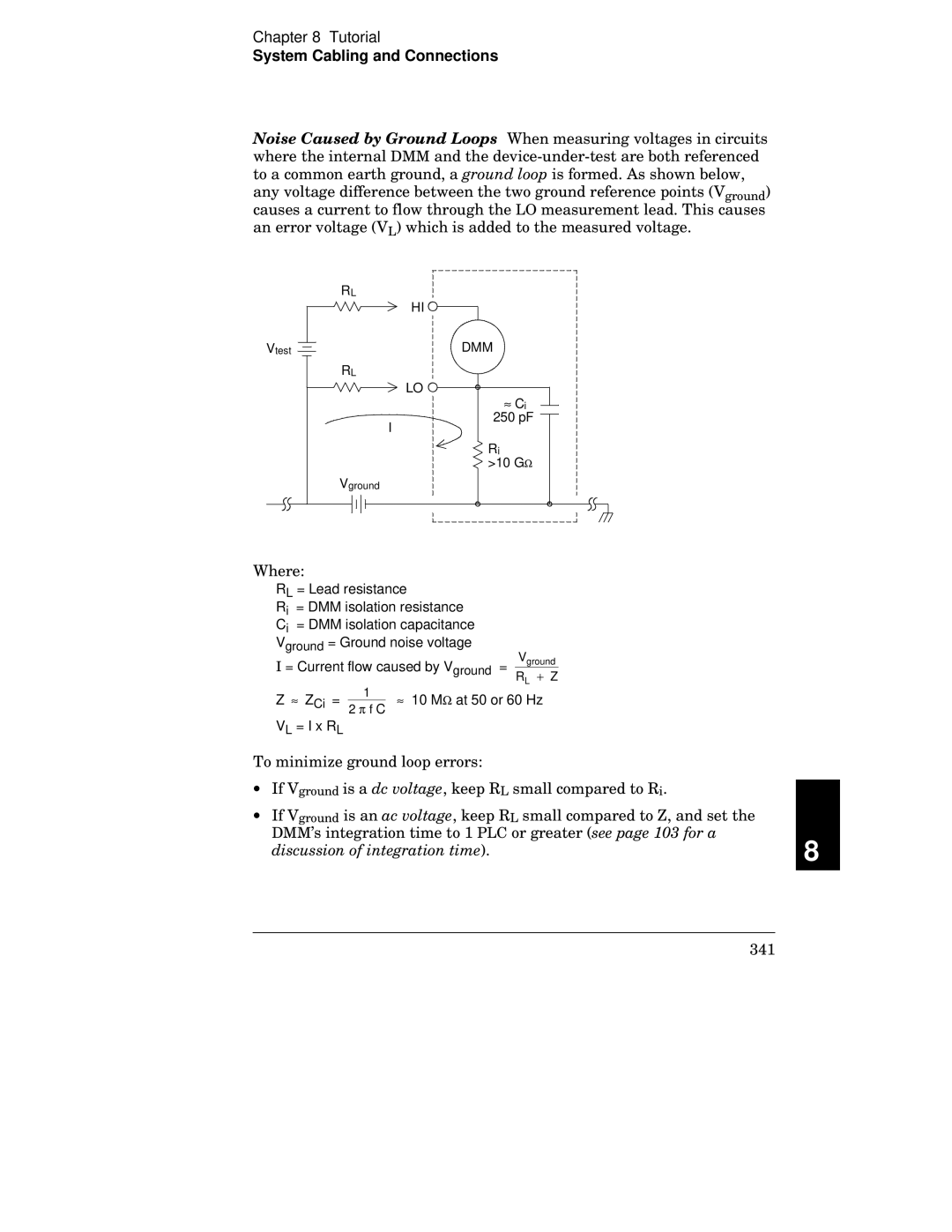 Agilent Technologies 34970A manual Where, Discussion of integration time 