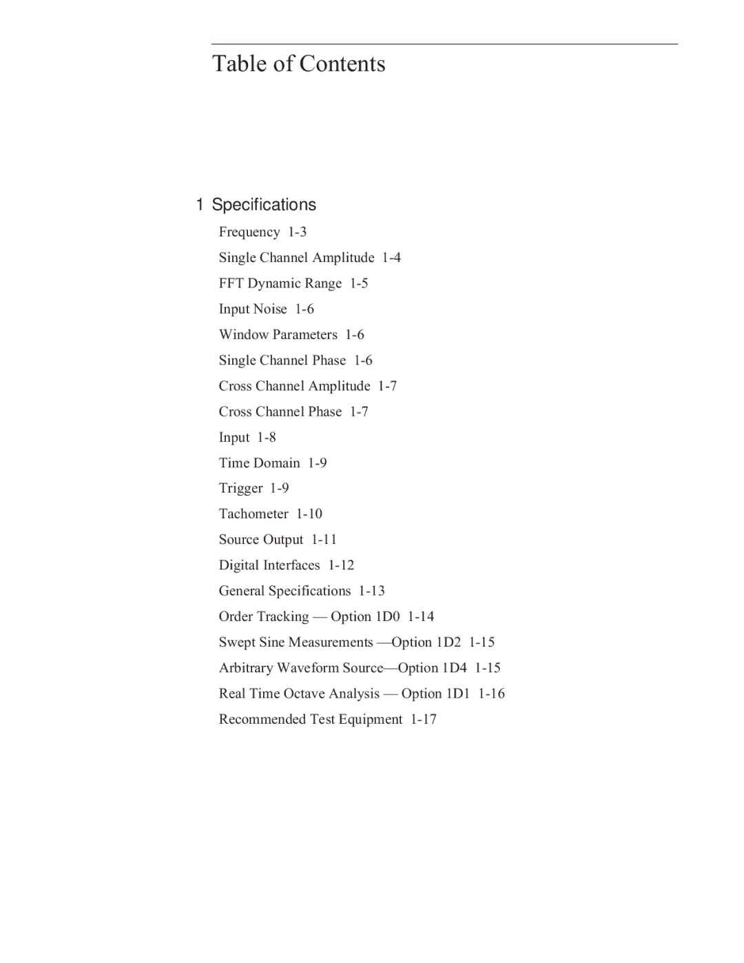 Agilent Technologies 35670-90066 manual Table of Contents 