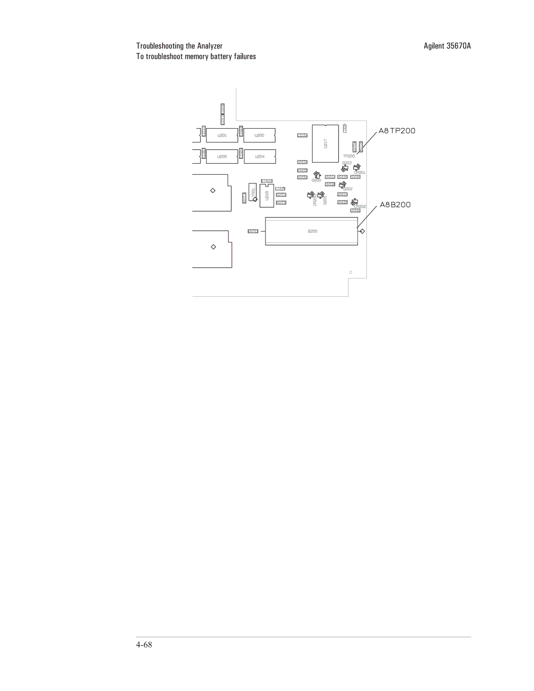 Agilent Technologies 35670-90066 manual To troubleshoot memory battery failures 