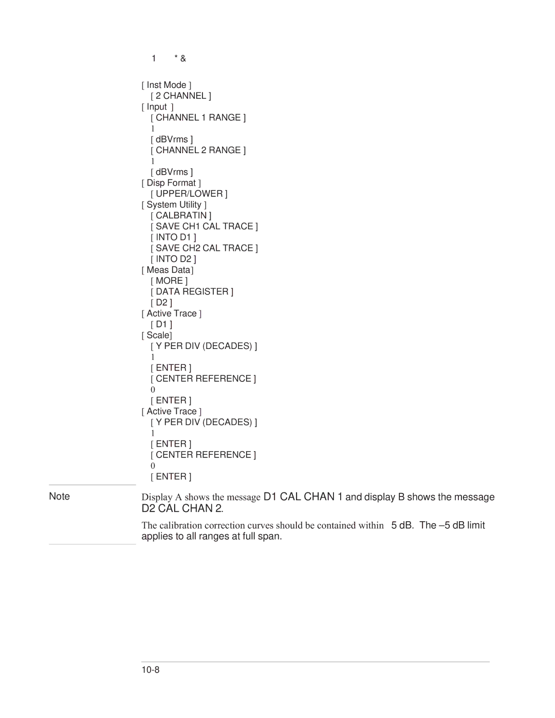 Agilent Technologies 35670-90066 manual Disp Format, Active Trace Scale 