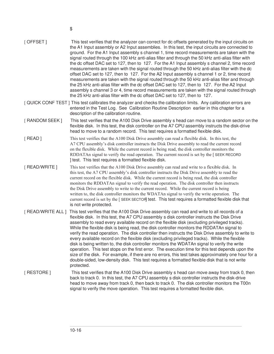 Agilent Technologies 35670-90066 manual Random Seek 