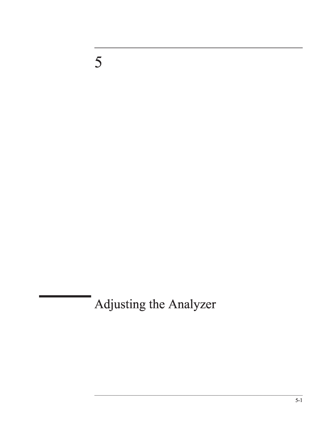 Agilent Technologies 35670-90066 manual Adjusting the Analyzer 