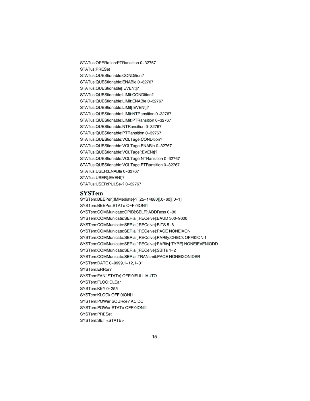 Agilent Technologies 35670A manual SYSTem 