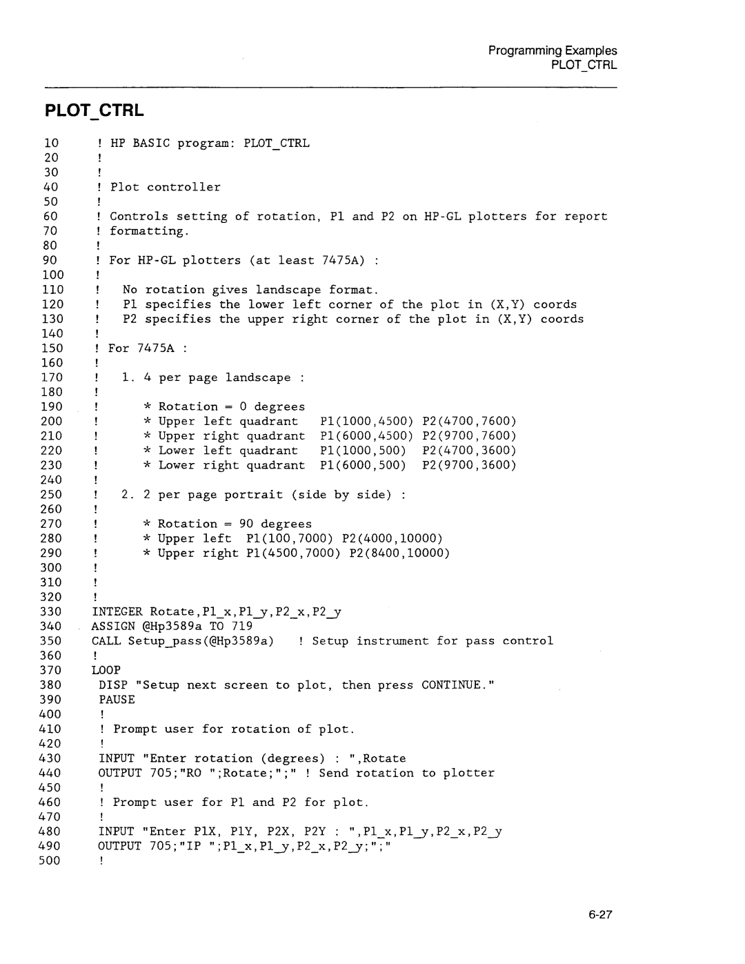 Agilent Technologies 3589A GP-IB manual 