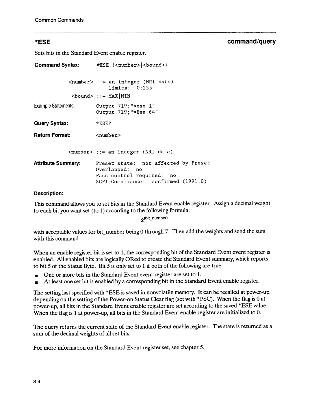 Agilent Technologies 3589A GP-IB manual 