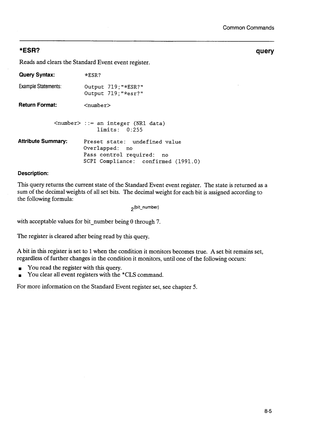 Agilent Technologies 3589A GP-IB manual 