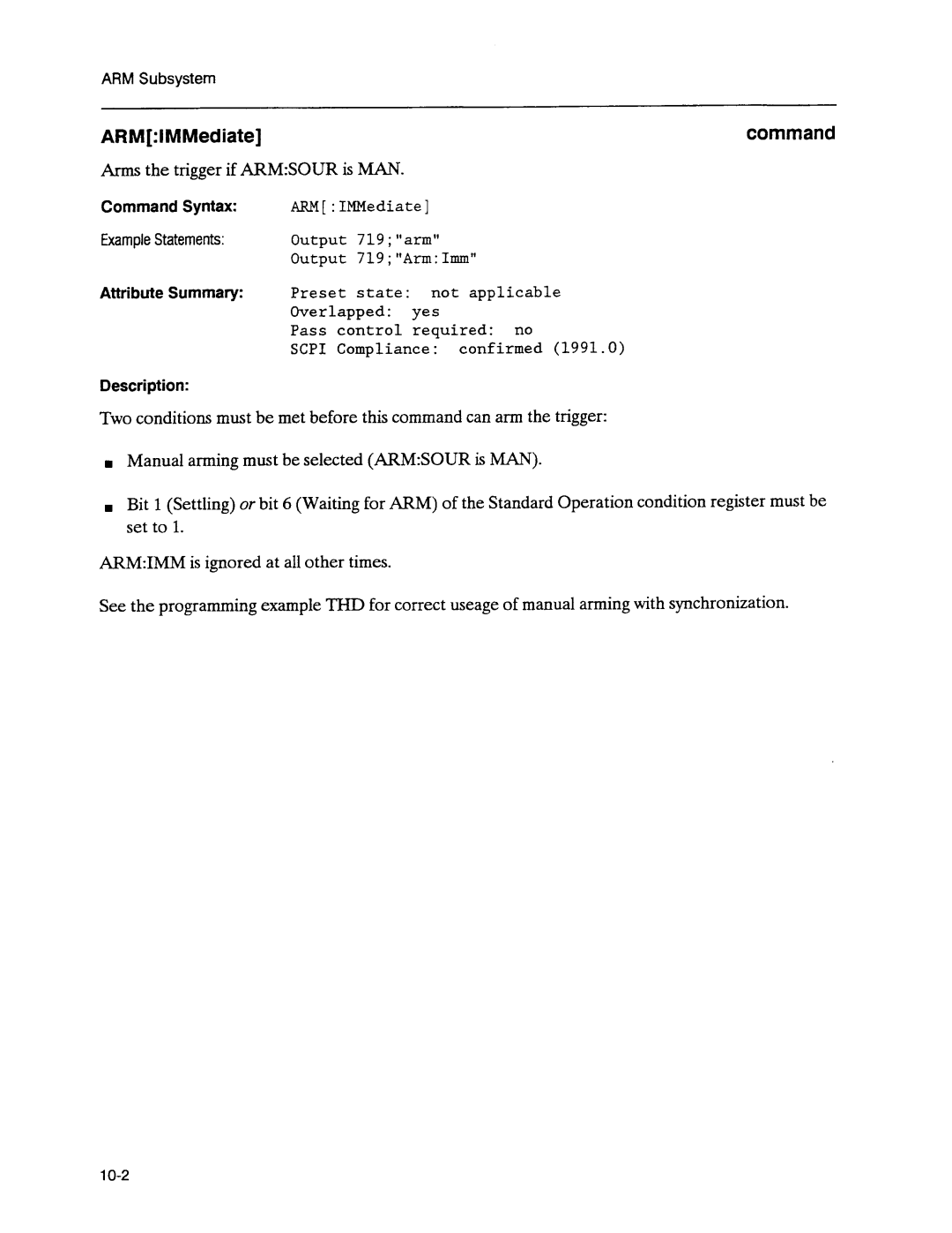 Agilent Technologies 3589A GP-IB manual 