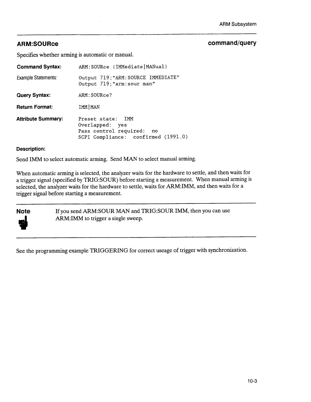 Agilent Technologies 3589A GP-IB manual 