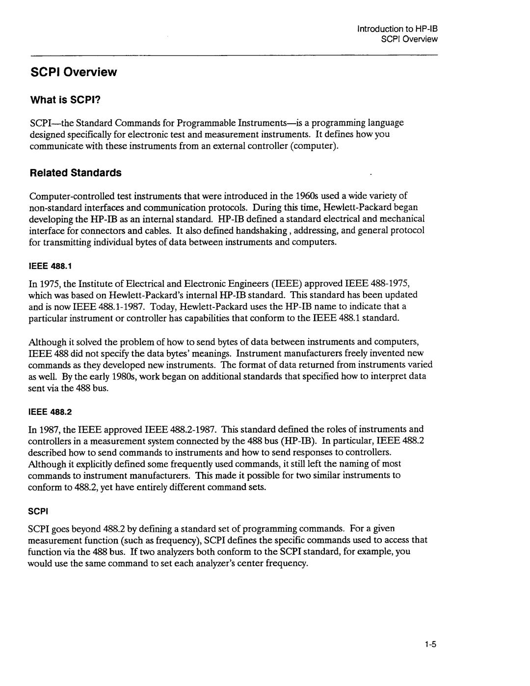 Agilent Technologies 3589A GP-IB manual 