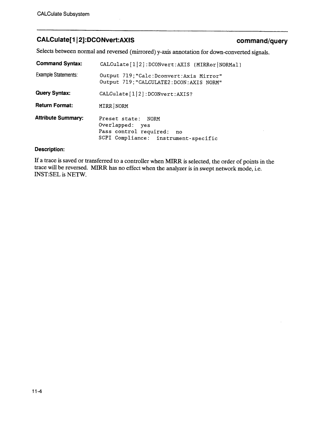 Agilent Technologies 3589A GP-IB manual 