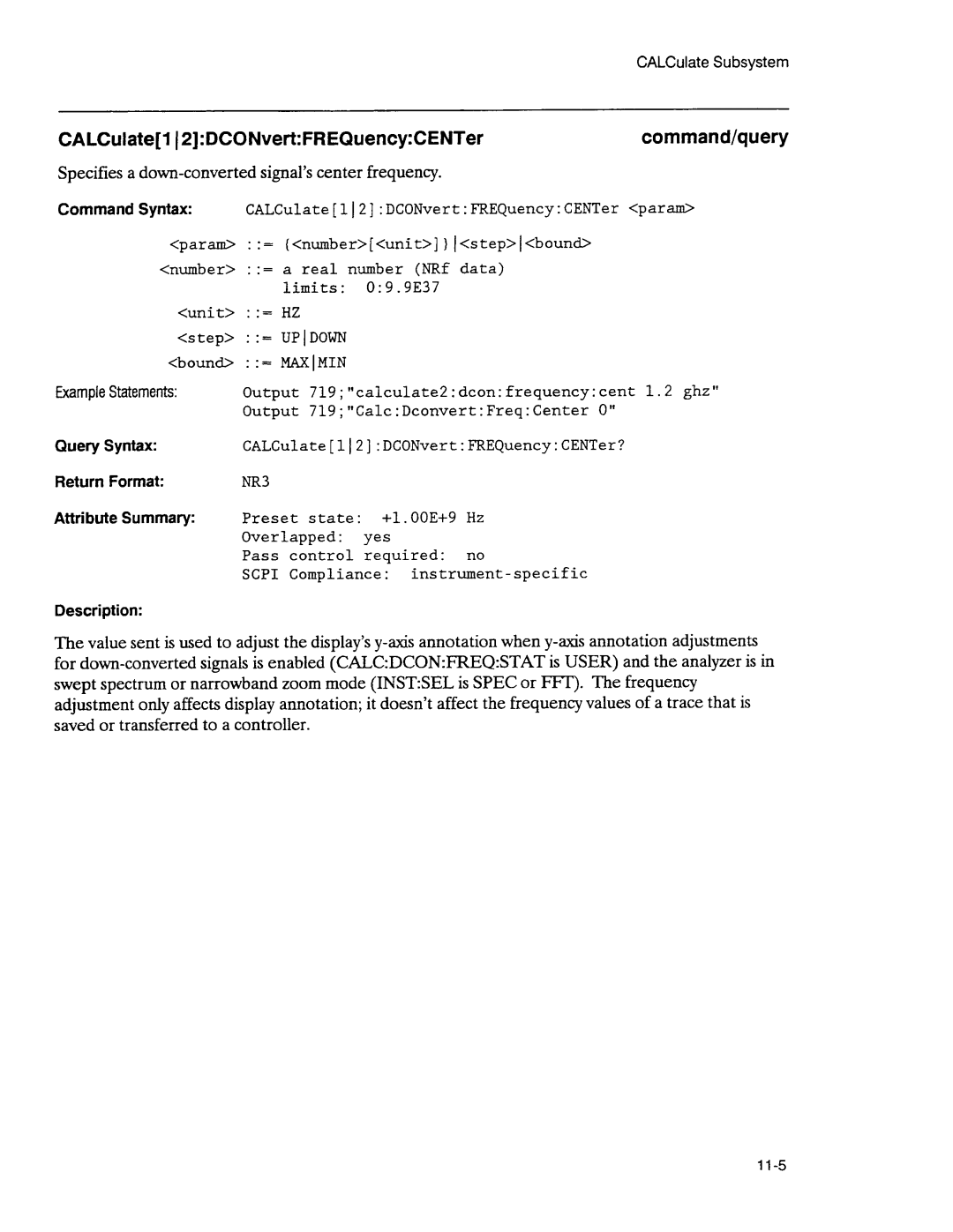 Agilent Technologies 3589A GP-IB manual 