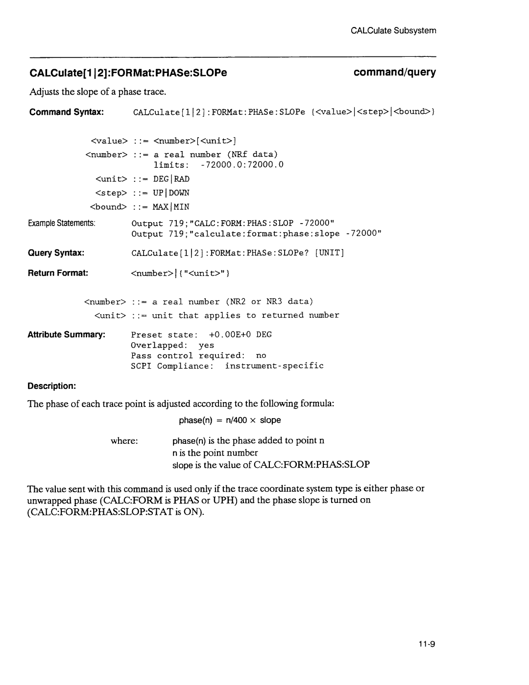 Agilent Technologies 3589A GP-IB manual 