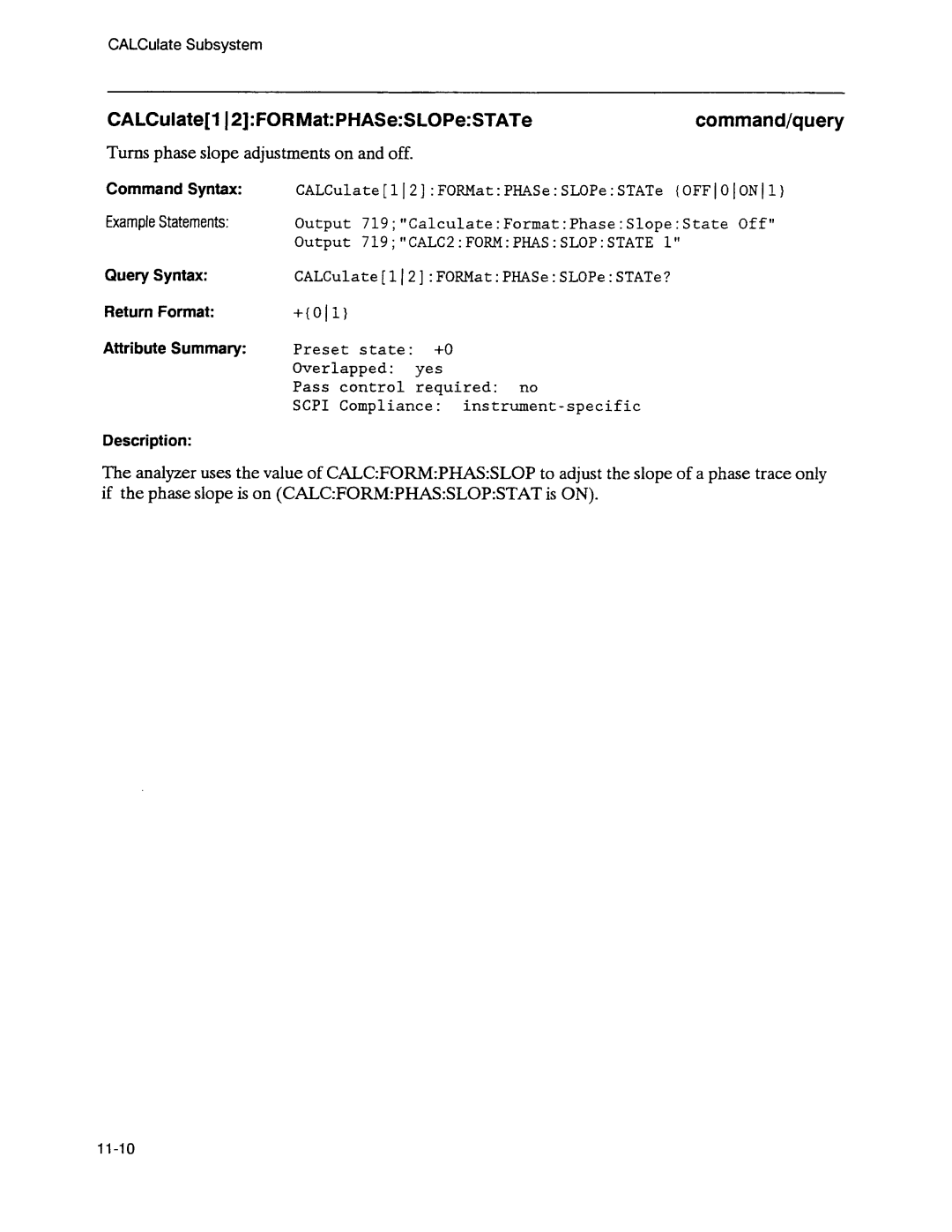 Agilent Technologies 3589A GP-IB manual 