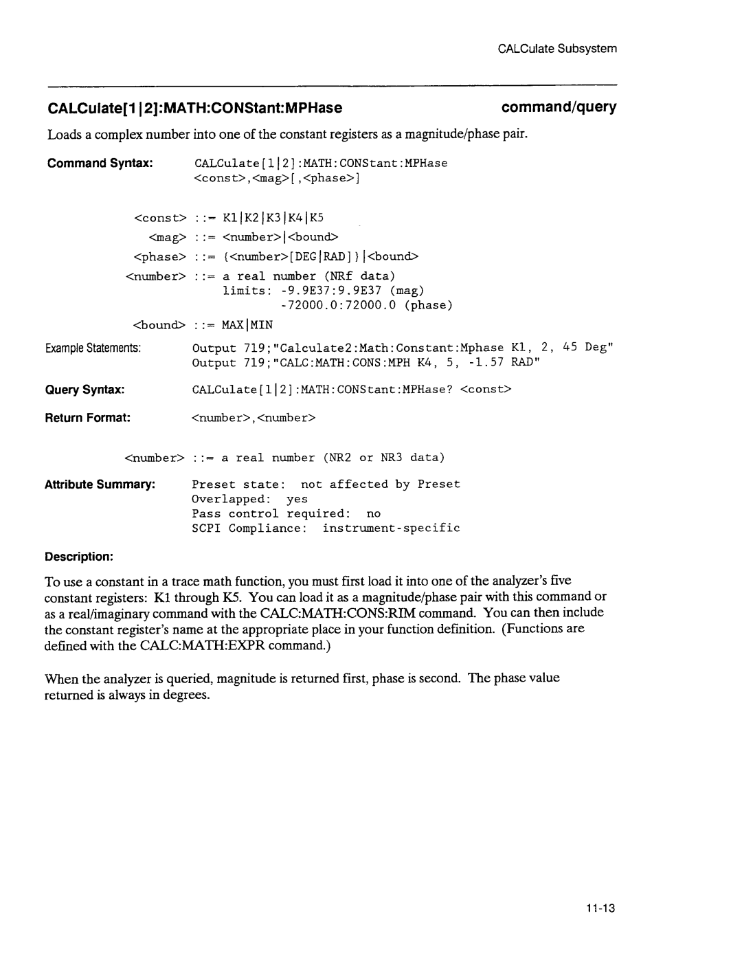 Agilent Technologies 3589A GP-IB manual 