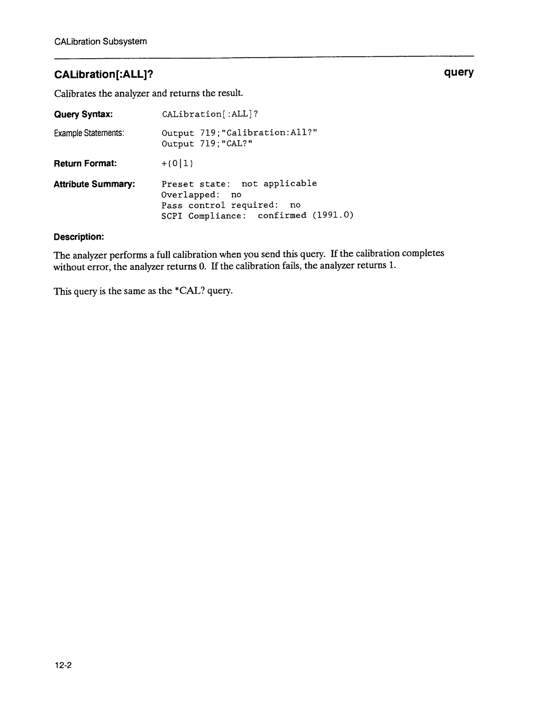 Agilent Technologies 3589A GP-IB manual 