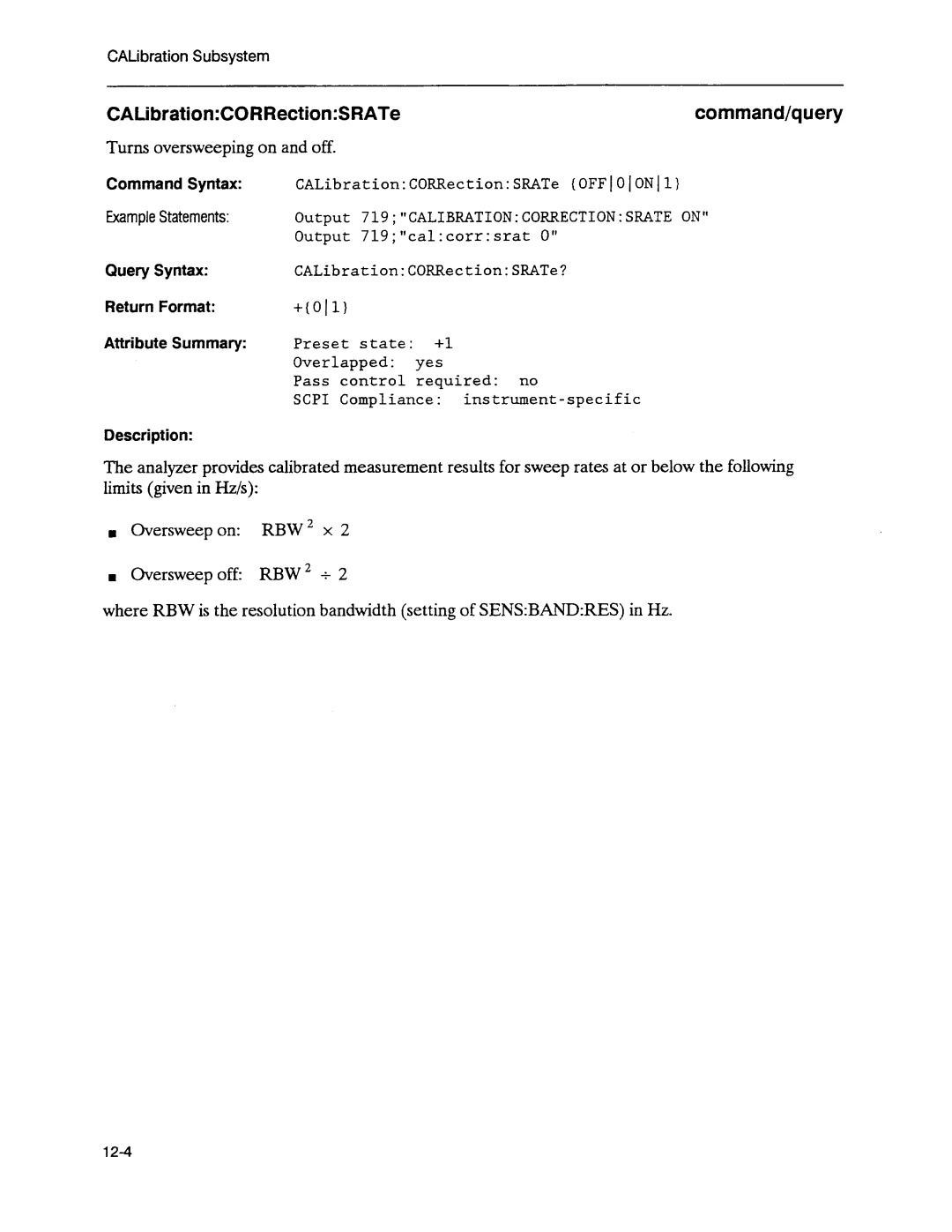 Agilent Technologies 3589A GP-IB manual 