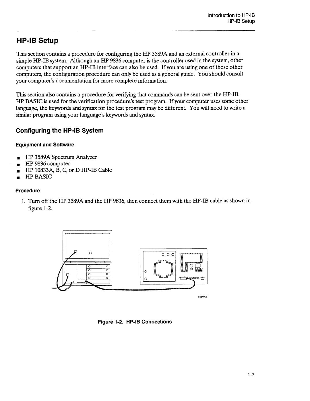 Agilent Technologies 3589A GP-IB manual 