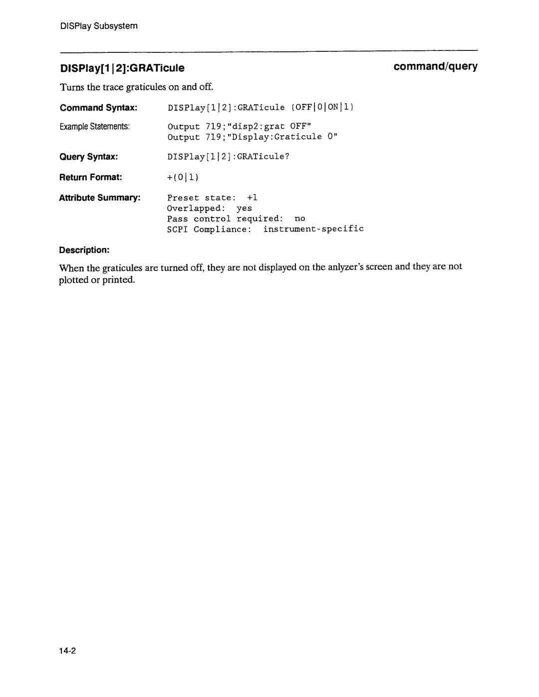 Agilent Technologies 3589A GP-IB manual 