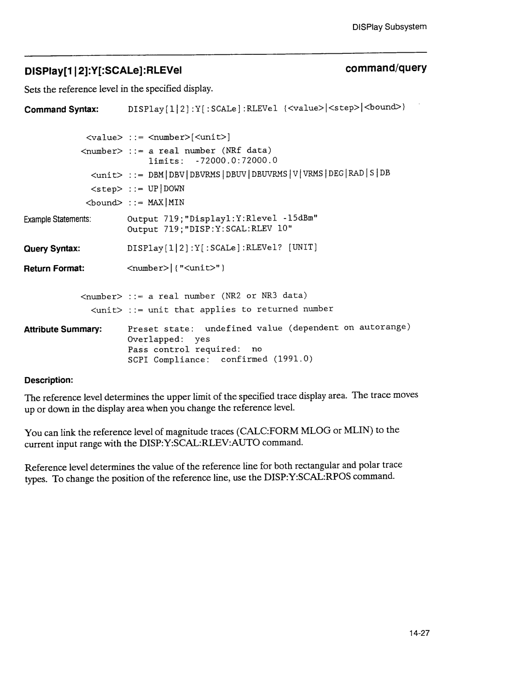 Agilent Technologies 3589A GP-IB manual 
