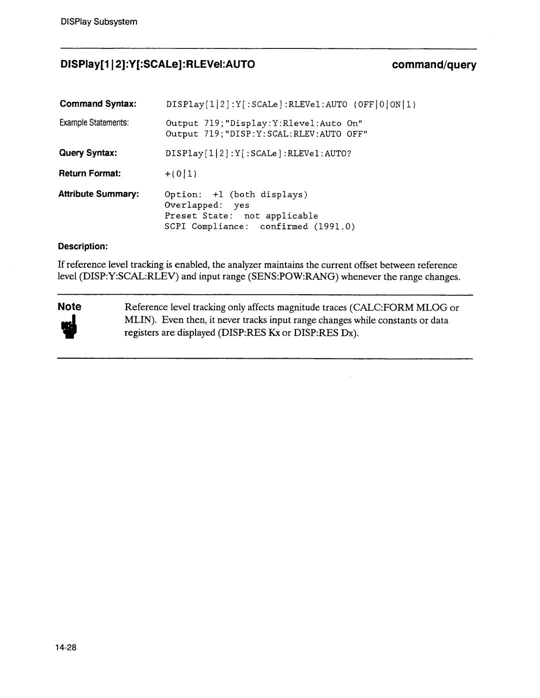 Agilent Technologies 3589A GP-IB manual 