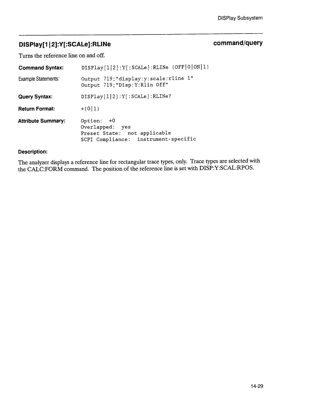 Agilent Technologies 3589A GP-IB manual 