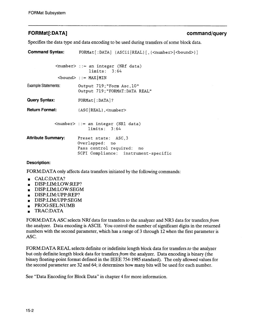 Agilent Technologies 3589A GP-IB manual 