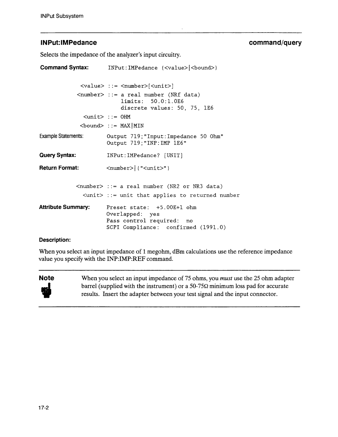 Agilent Technologies 3589A GP-IB manual 