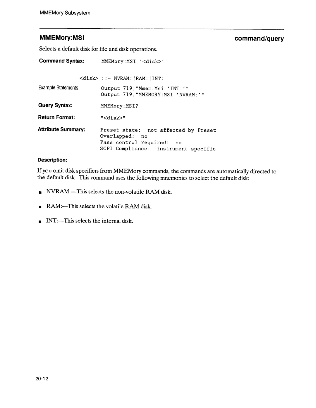 Agilent Technologies 3589A GP-IB manual 