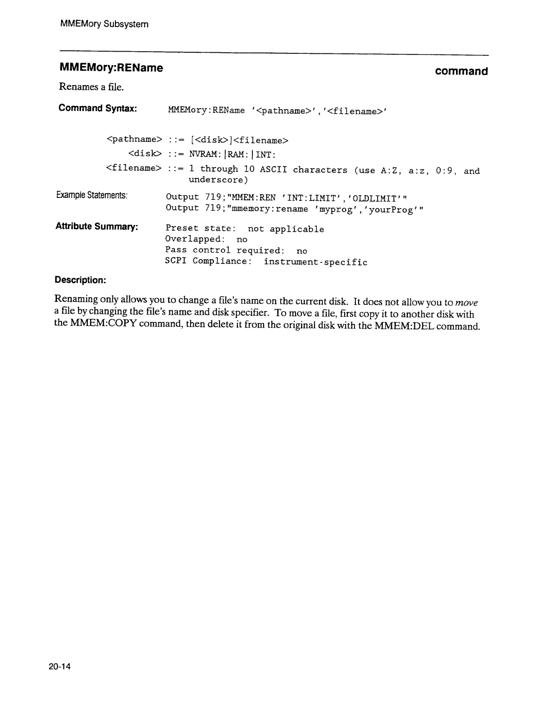 Agilent Technologies 3589A GP-IB manual 
