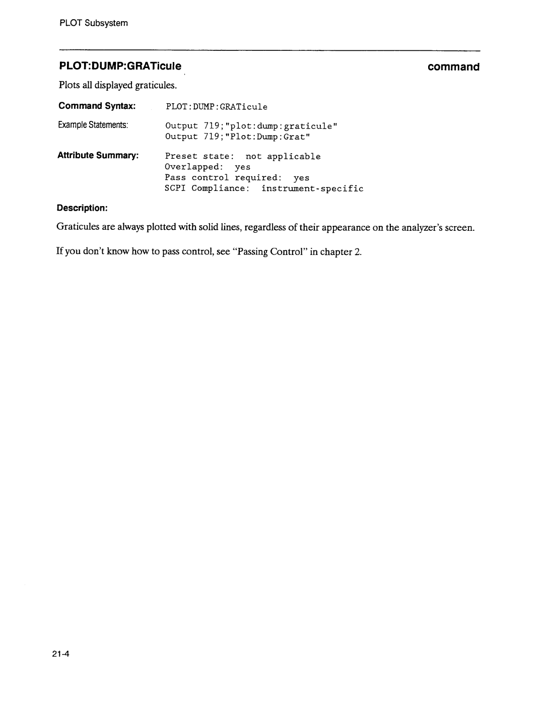 Agilent Technologies 3589A GP-IB manual 