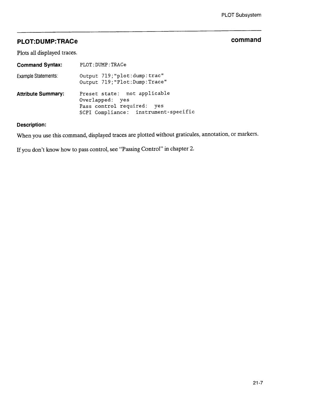Agilent Technologies 3589A GP-IB manual 