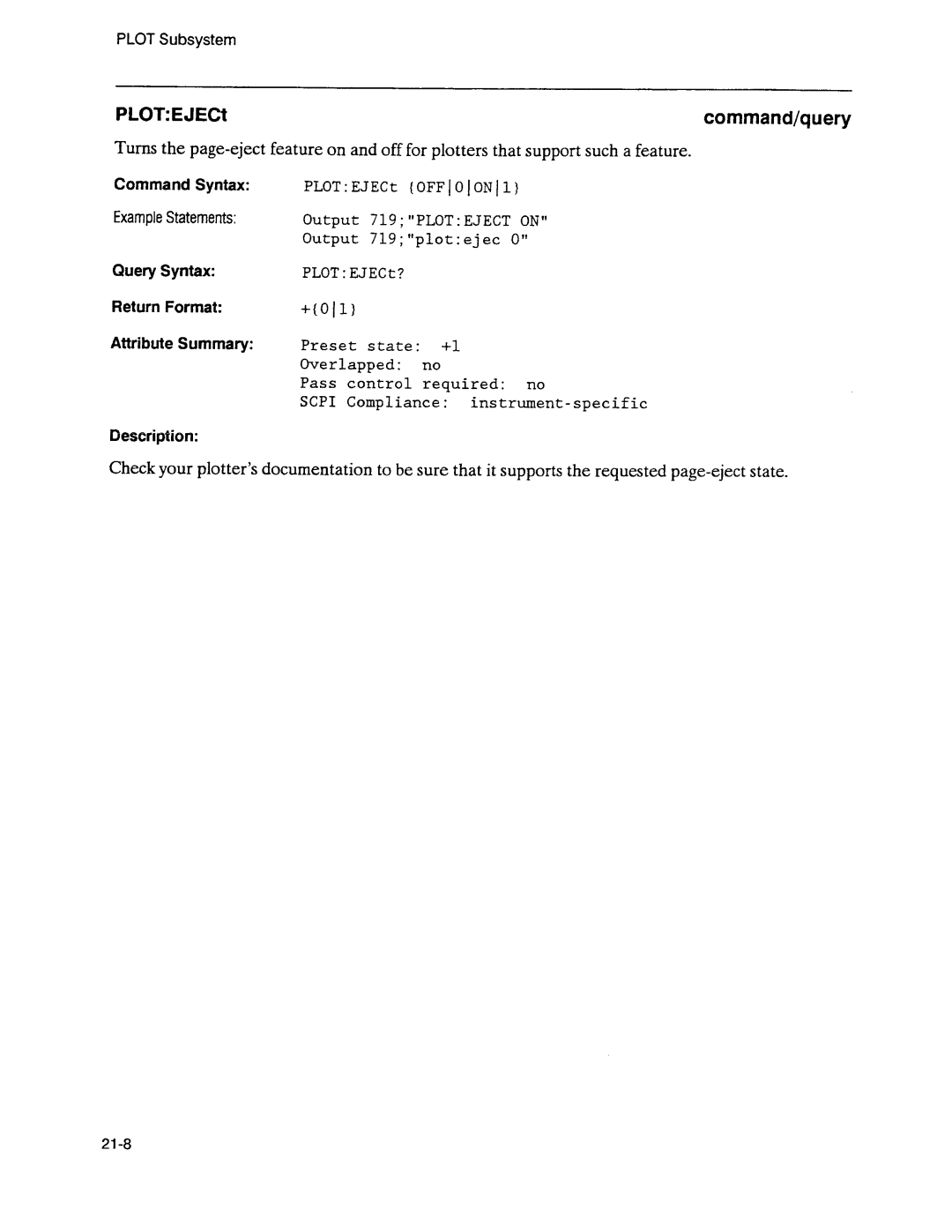 Agilent Technologies 3589A GP-IB manual 