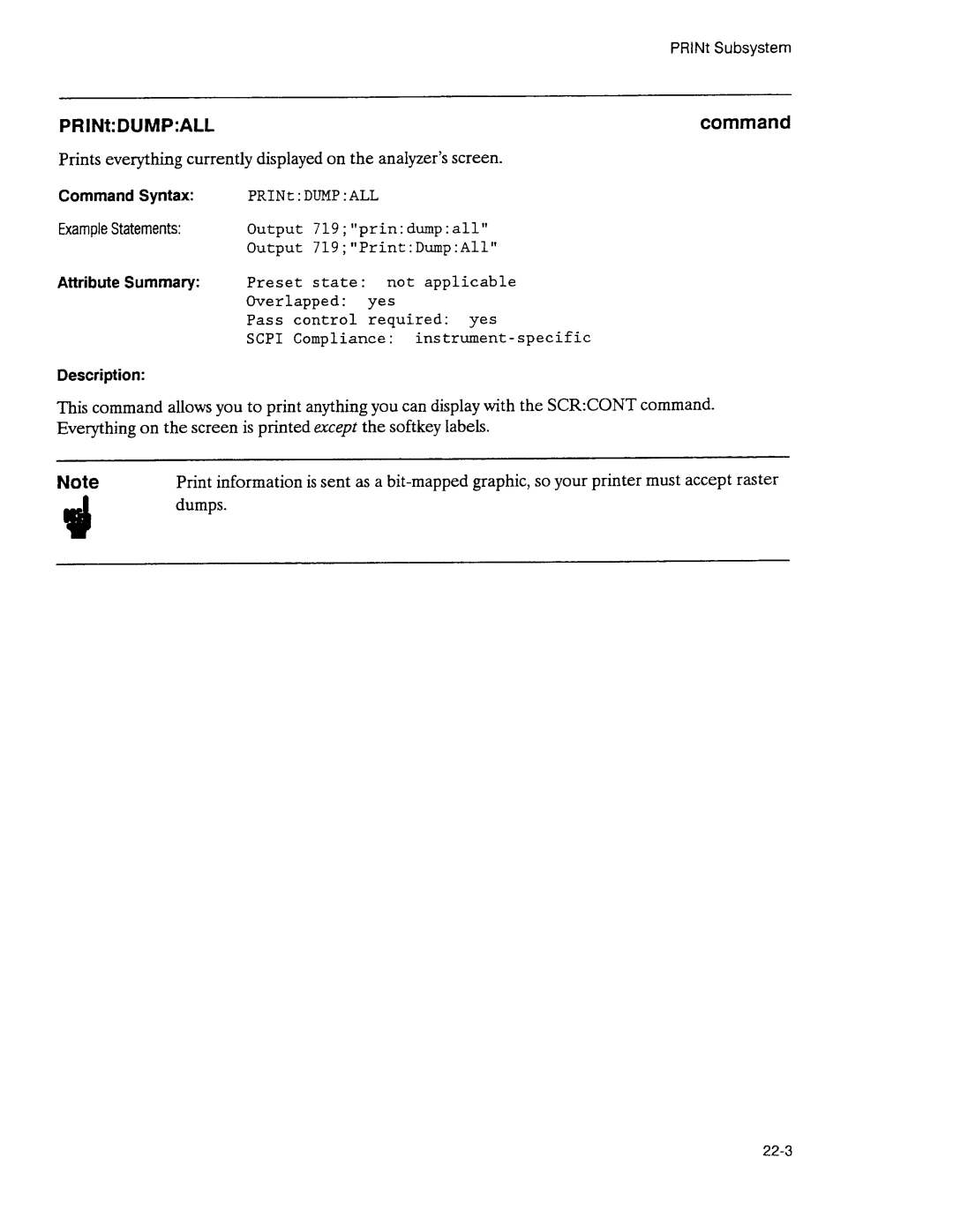 Agilent Technologies 3589A GP-IB manual 