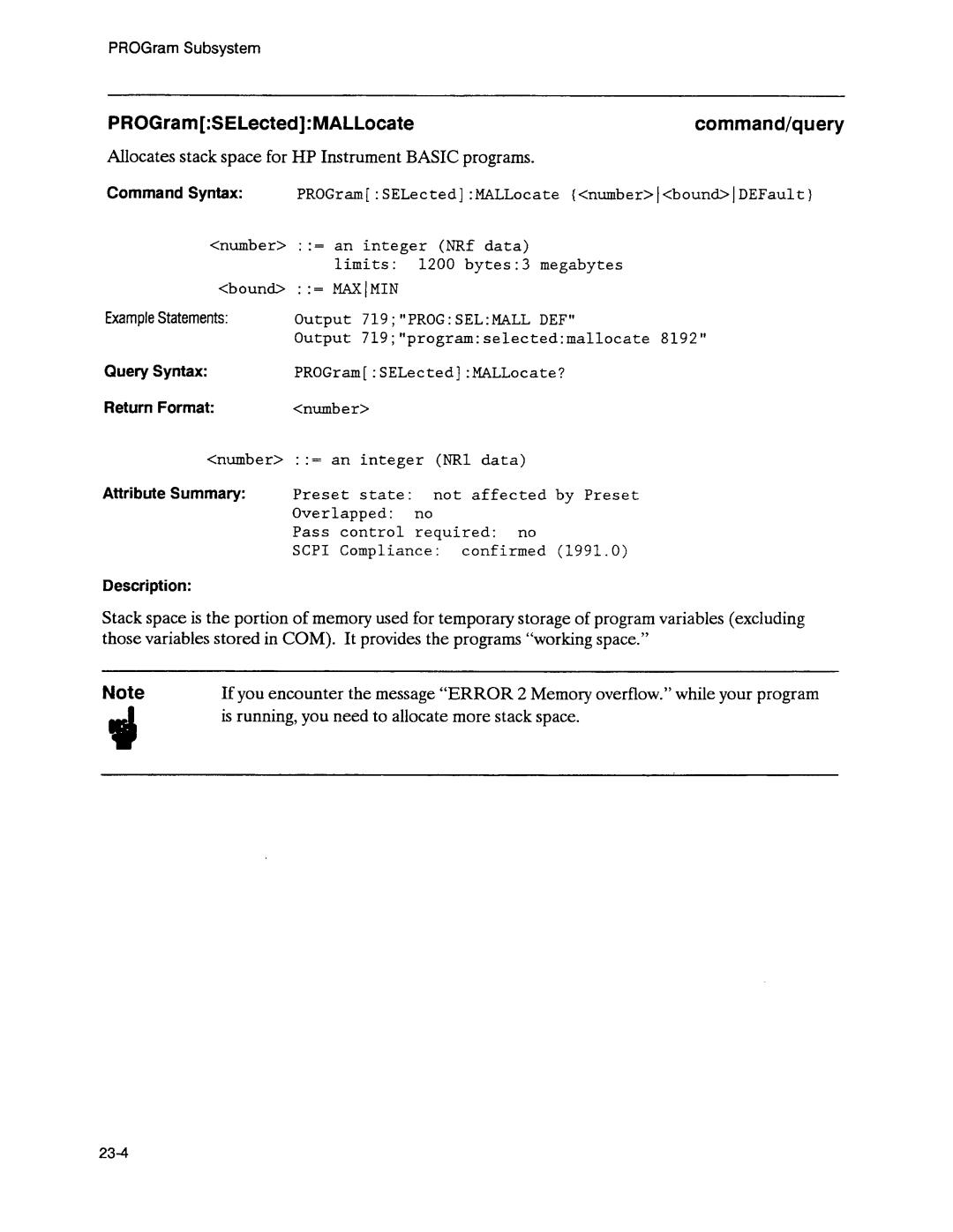 Agilent Technologies 3589A GP-IB manual 
