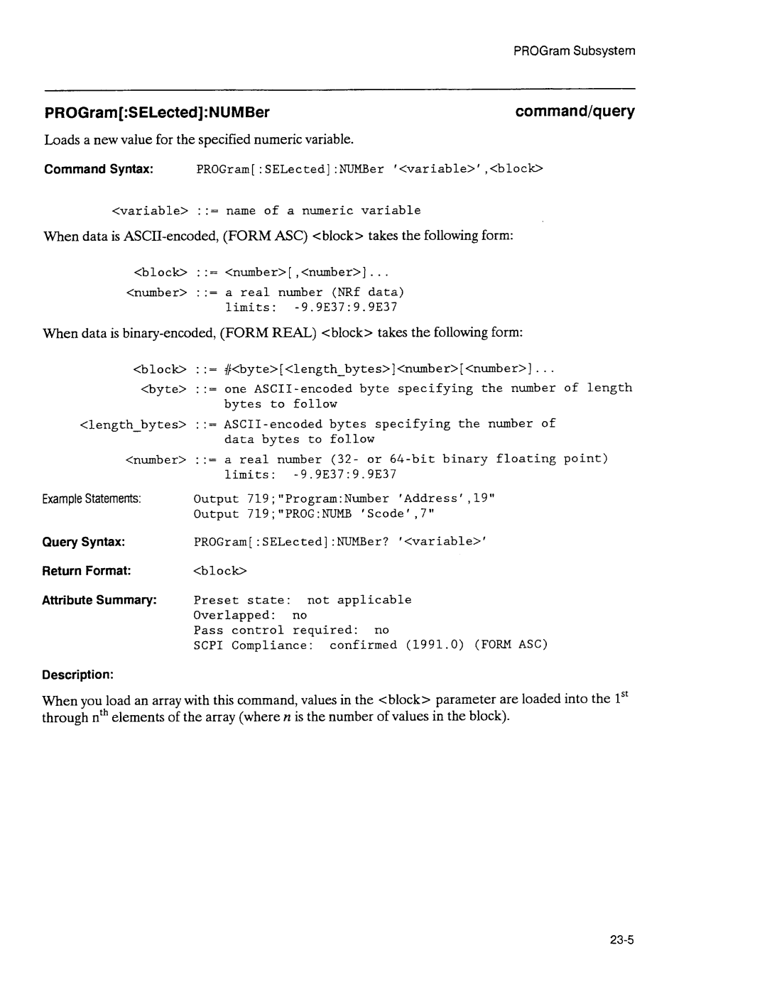 Agilent Technologies 3589A GP-IB manual 