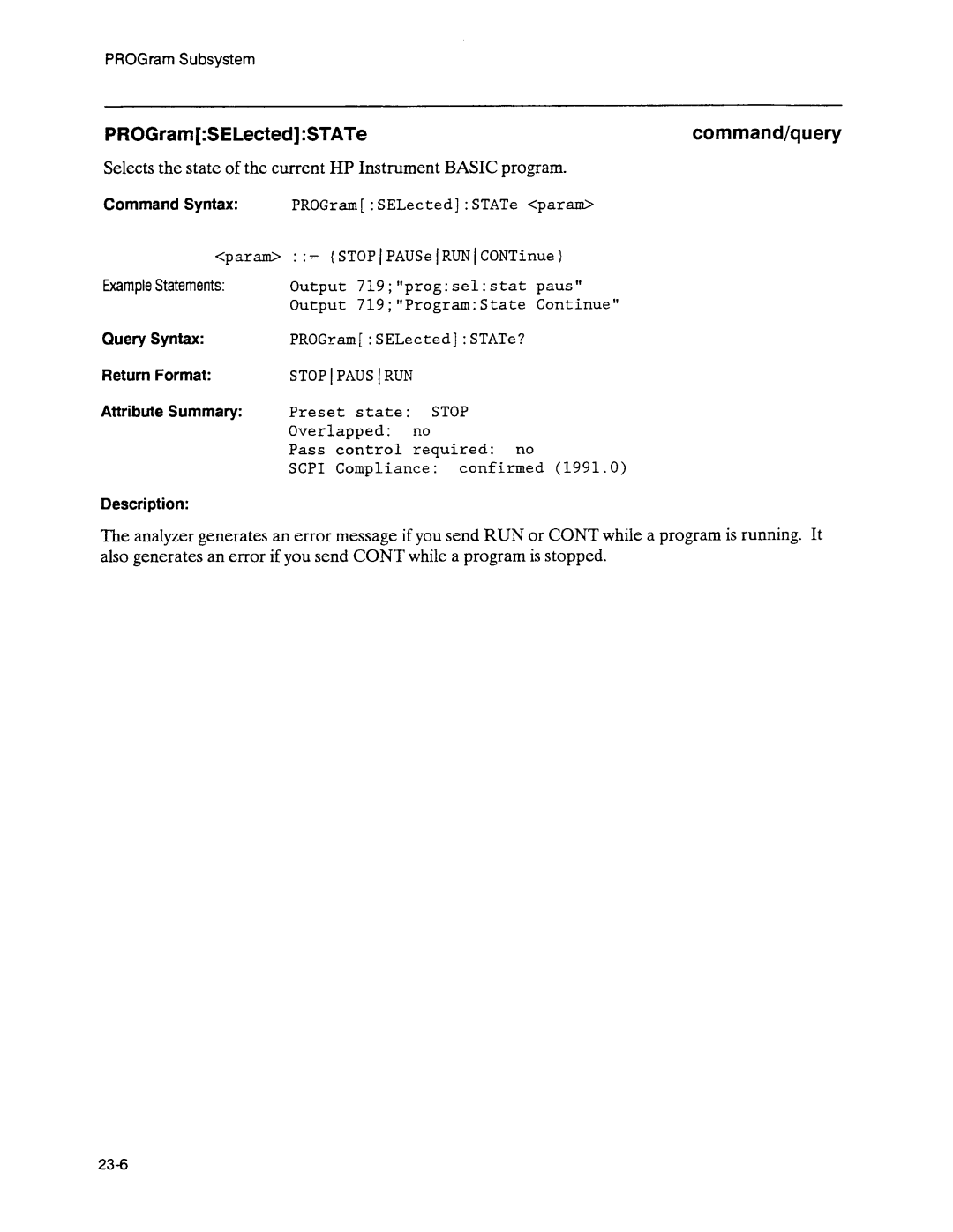 Agilent Technologies 3589A GP-IB manual 