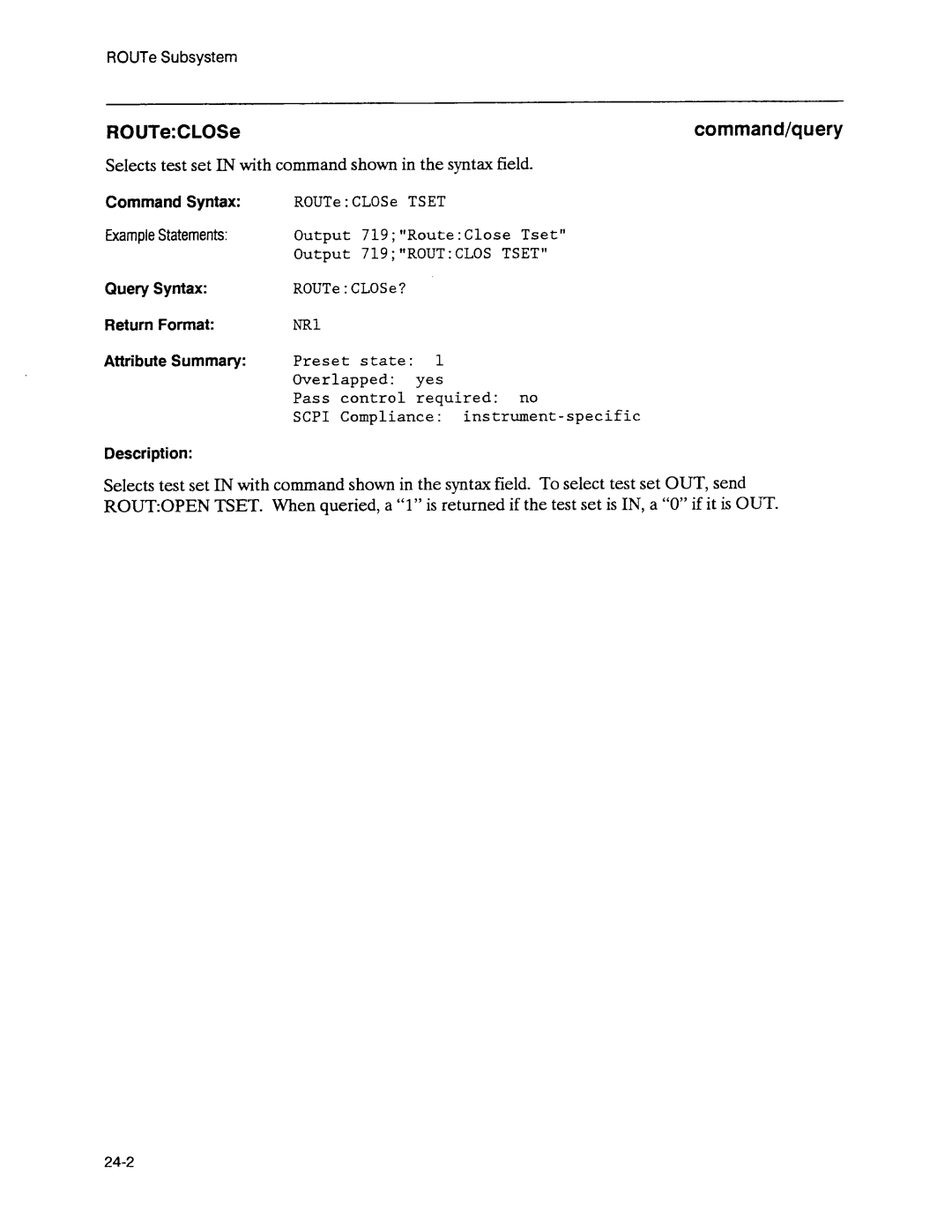 Agilent Technologies 3589A GP-IB manual 