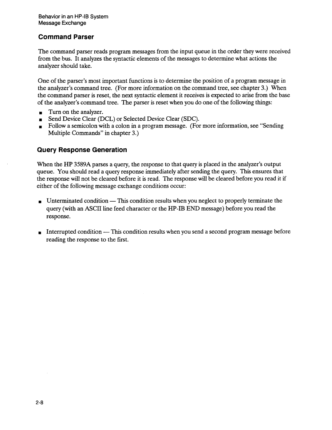 Agilent Technologies 3589A GP-IB manual 