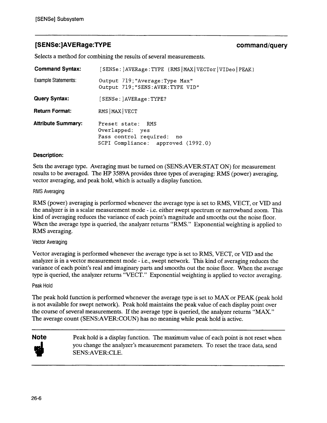 Agilent Technologies 3589A GP-IB manual 
