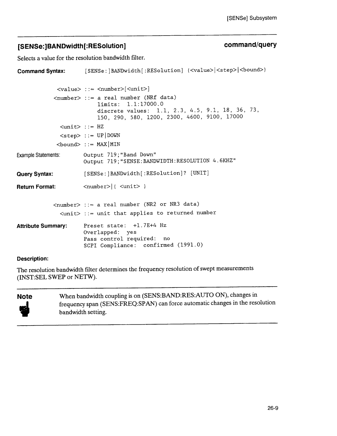 Agilent Technologies 3589A GP-IB manual 