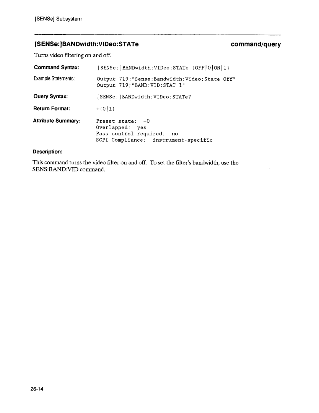 Agilent Technologies 3589A GP-IB manual 