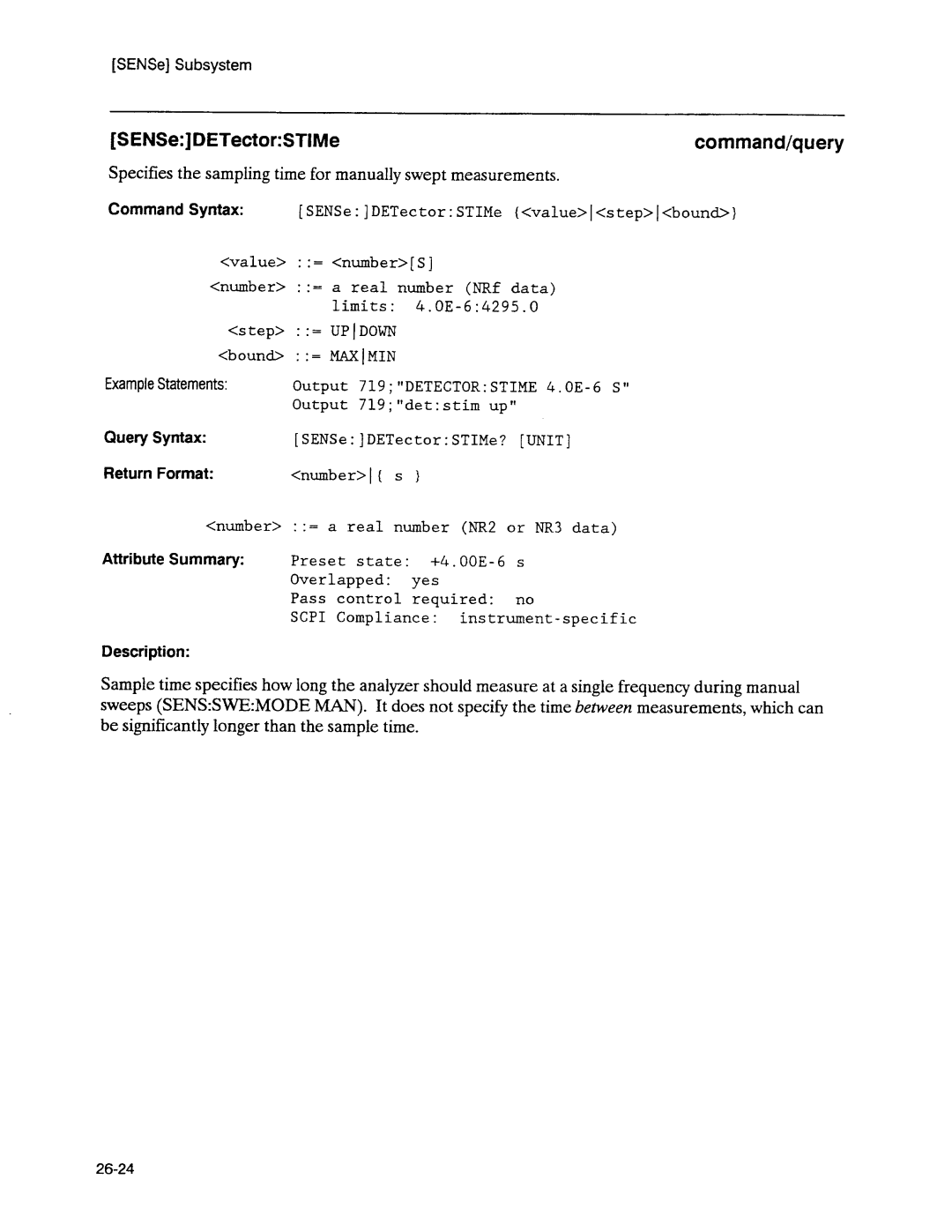 Agilent Technologies 3589A GP-IB manual 