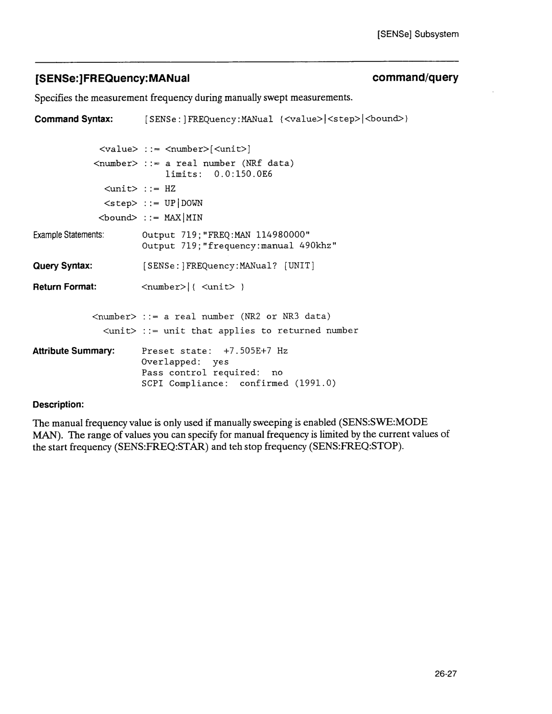 Agilent Technologies 3589A GP-IB manual 