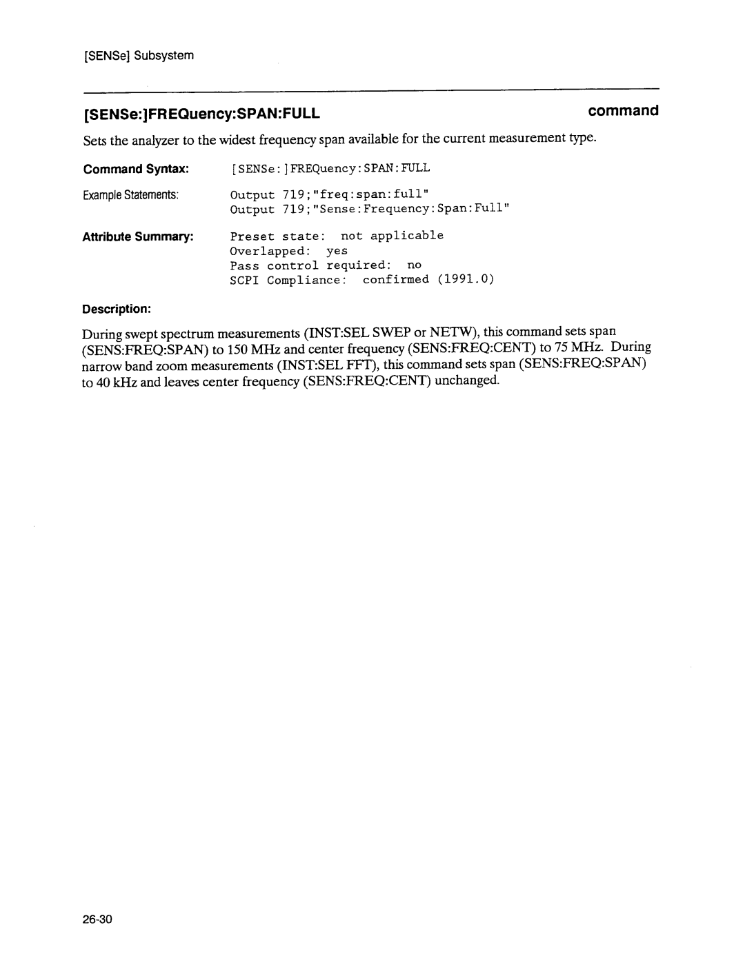 Agilent Technologies 3589A GP-IB manual 